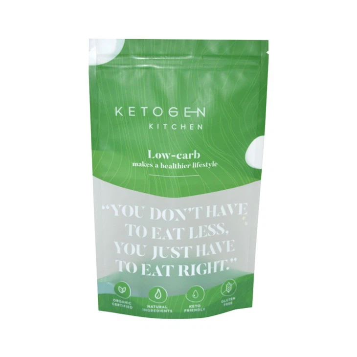 Kirkas muovinen vetoketjullinen lukituslaukut