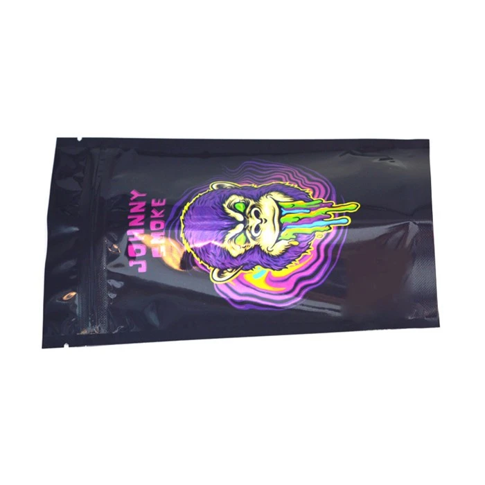 Resealable Smell Proof Edible Tobacco Packaging Stand Up Pouch Gummies Mylar 3.5g Cali Pack Zipper Ziplock Bags